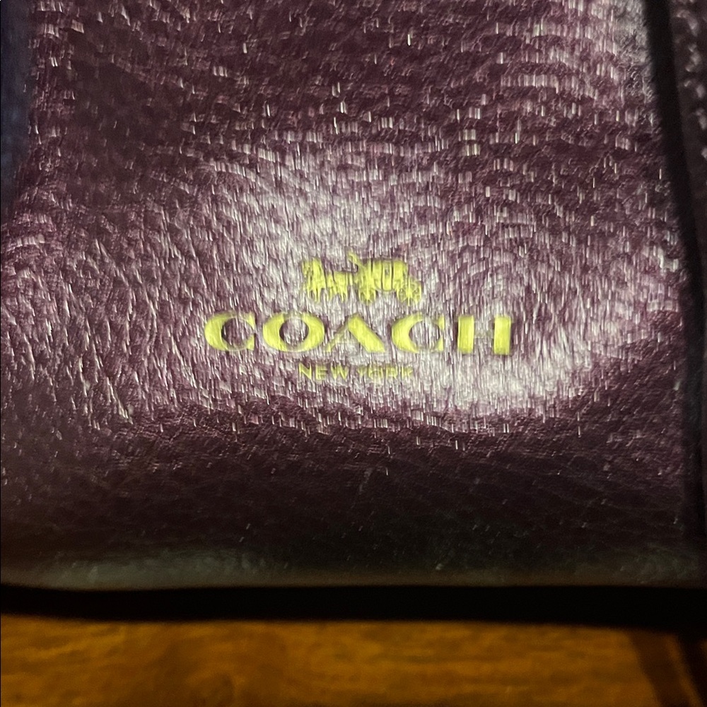 Coach Metallic Plum Backpack - Picture 2 of 9